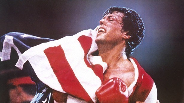 Dolph Lundgren beukt Sylvester Stallone in elkaar
