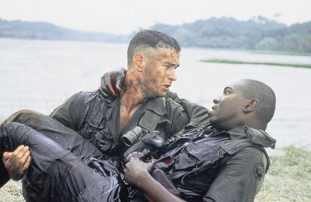 Tom Hanks en tegenspeler in Forrest Gump