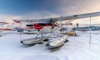 Ice airport Alaska