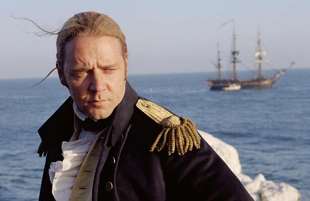 Russell Crowe in Master and Commander: The Far Side of the World