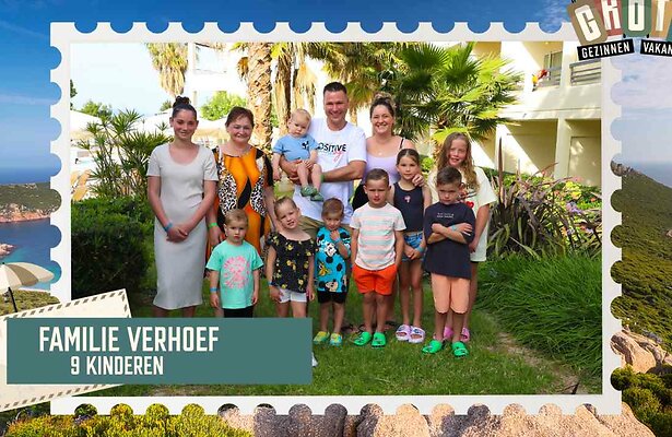 De familie Verhoef in Grote Gezinnen, Grote Vakanties