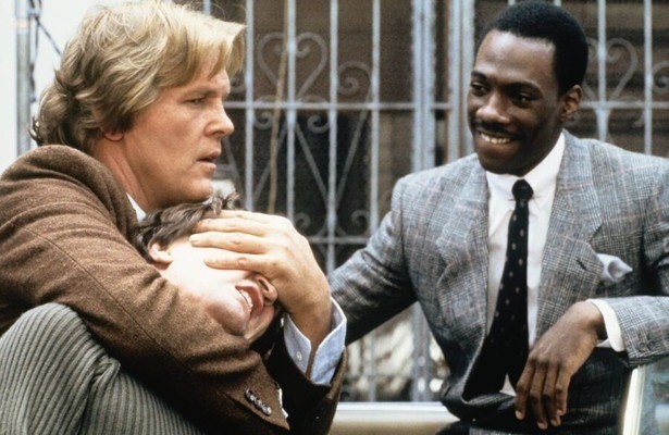 Nick Nolte en Eddie Murphy in 48 Hrs.