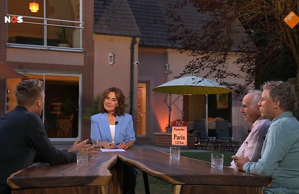 De Avondetappe was een van de weinige actuele programma's. 