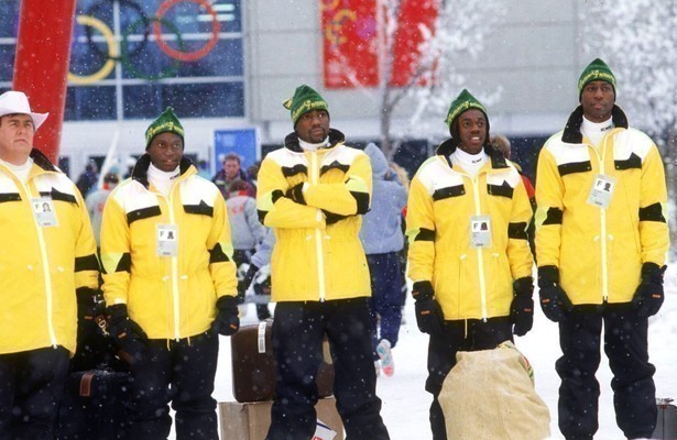 Malik Yoba, Leon Robinson, Rawle D. Lewis en Doug E. Doug in Cool Runnings