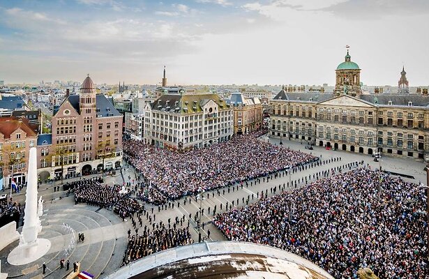Dodenherdenking op de Dam