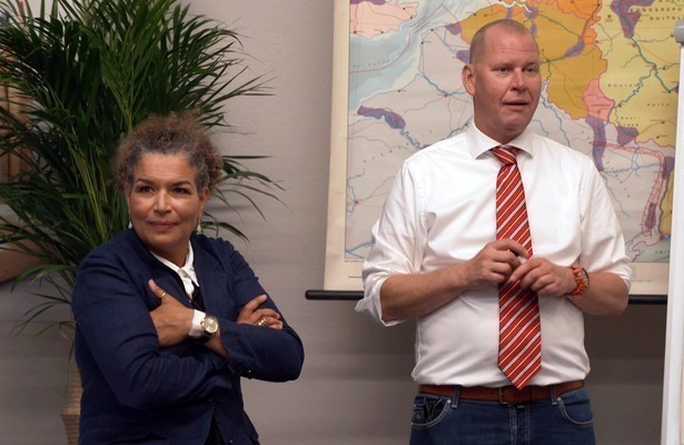 Lucia Rijker en Eric van 't Zelfde in Dream School