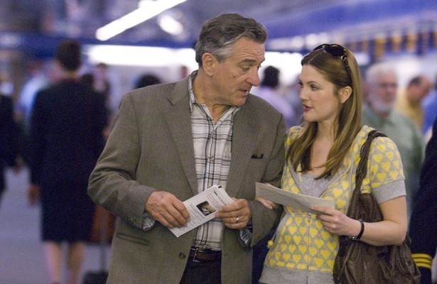 Robert De Niro en Drew Barrymore in Everybody's Fine