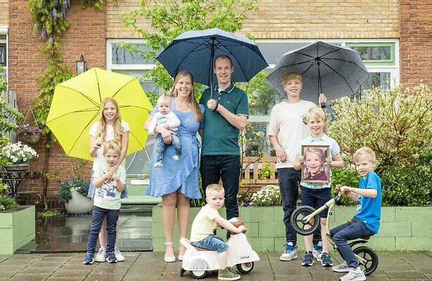 De familie Blom uit Een Huis Vol