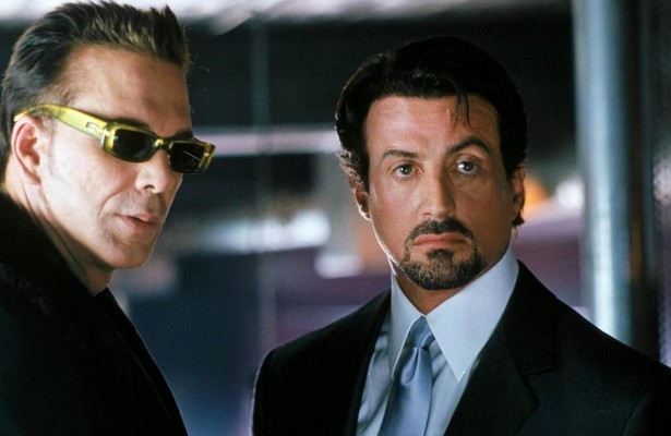 Mickey Rourke en Sylvester Stallone in Get Carter