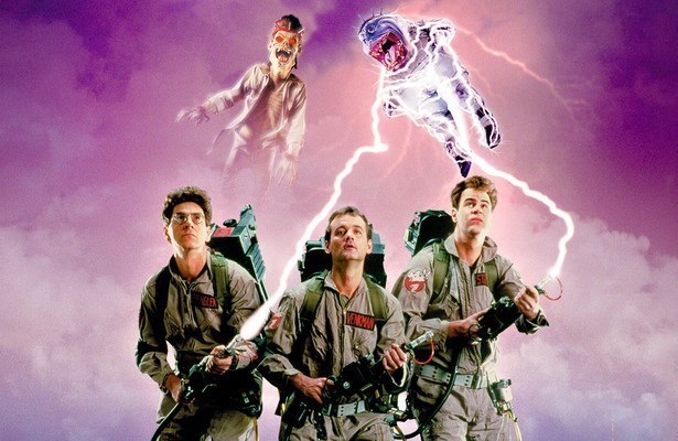 Harold Ramis, Bill Murray en Dan Aykroyd in Ghostbusters II
