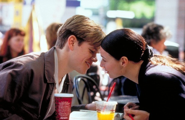 Matt Damon en Minnie Driver in Good Will Hunting
