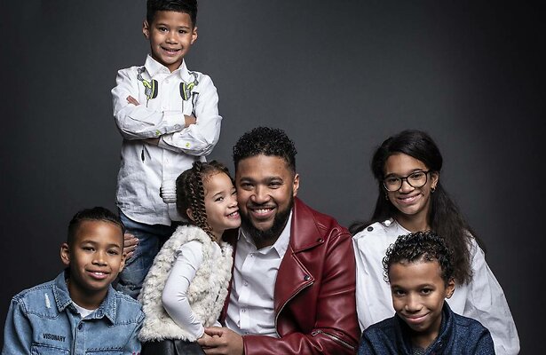De familie Lopez toen ze meededen aan Een Huis Vol.