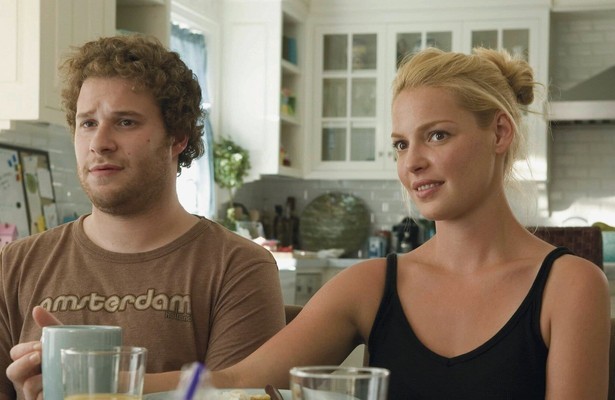 Katherine Heigl en Seth Rogen in Knocked Up