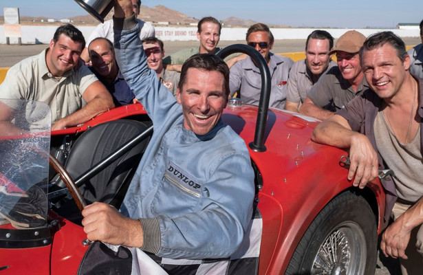 Christian Bale en overige acteurs Le Mans '66