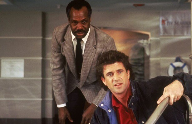 Mel Gibson en Danny Glover in Lethal Weapon 2