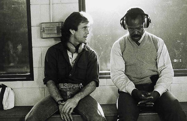 Mel Gibson en Danny Glover in Lethal Weapon