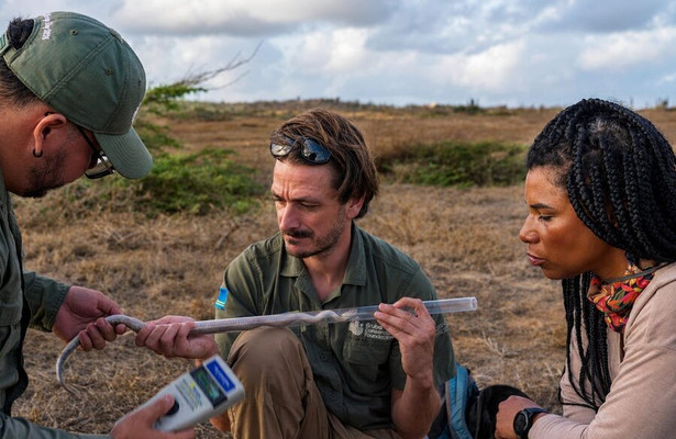 Natasja Gibbs in Natuur in de Cariben