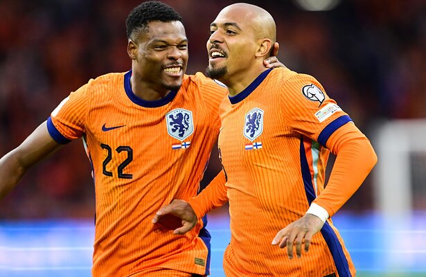 Denzel Dumfries en Donyell Malen