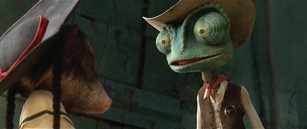 Johnny Depp als dappere kameleon
