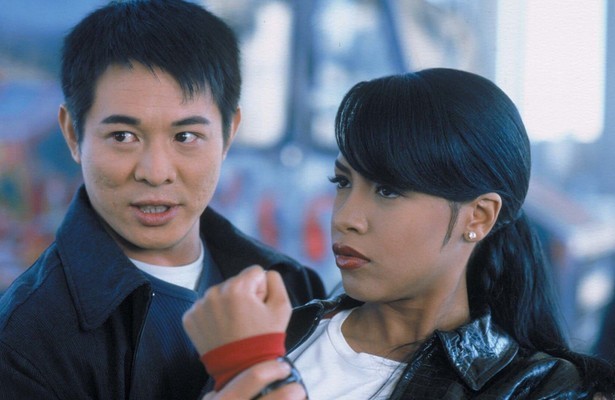 Jet Li en Aaliyah in Romeo Must Die