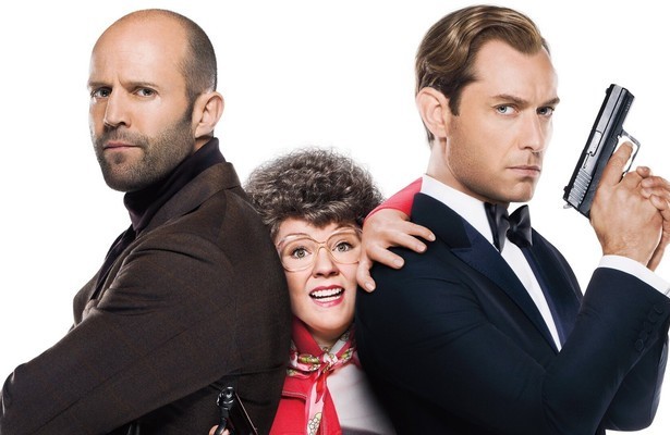 Jason Statham, Melissa McCarthy en Jude Law in Spy