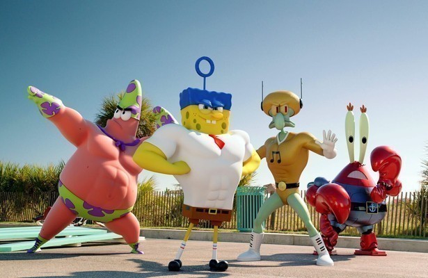 SpongeBob en zijn vrienden in The SpongeBob Movie: Sponge Out of Water