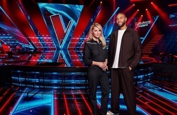 Chantal Janzen en Edson da Graça voor The Voice of Holland