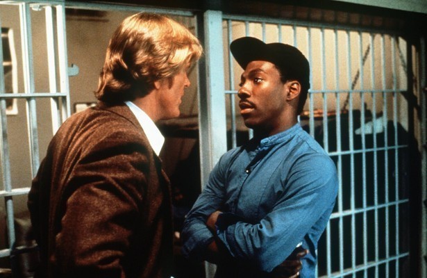 Nick Nolte en Eddie Murphy in 48 Hrs