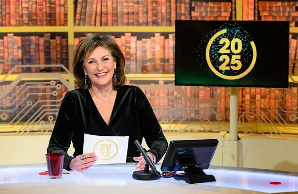 Astrid Joosten voor de Oudejaarsspecial van 2 voor 12