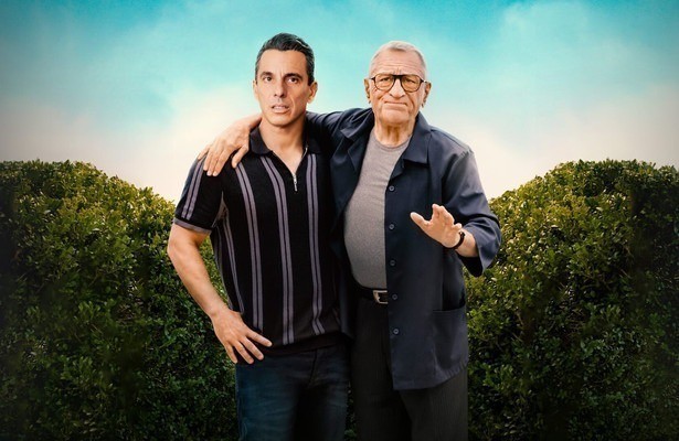 Sebastian Maniscalco en Robert De Niro in About My Father