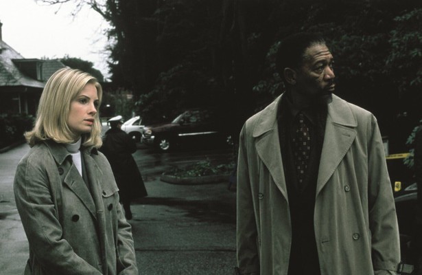Morgan Freeman en Monica Potter in Along Came a Spider