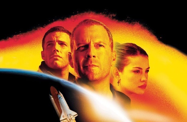 Ben Affleck, Bruce Willis en Liv Tyler in Armageddon