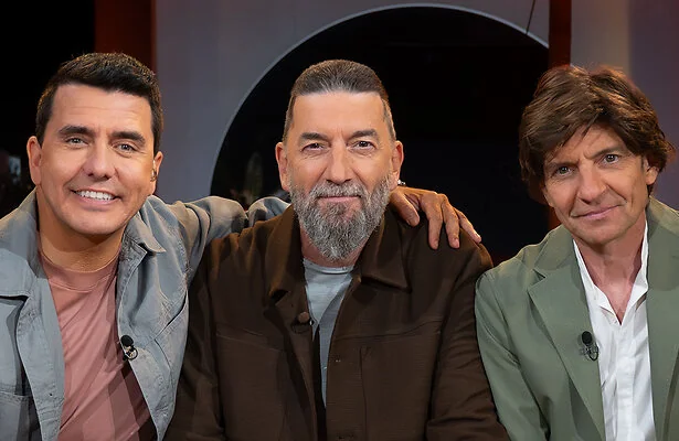 Jan Smit met Kris Wauters en Koen Wauters van Clouseau (Beste Zangers 2026)