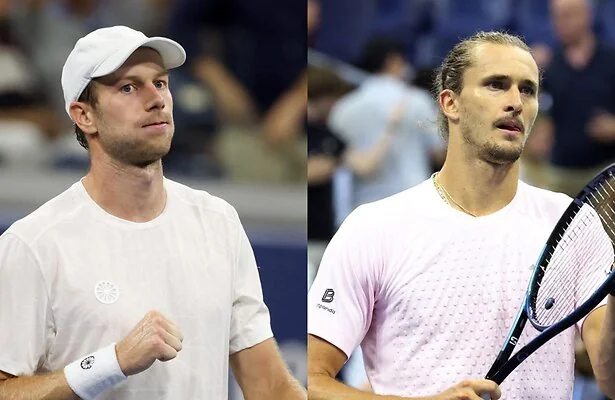 Botic van de Zandschulp en Alexander Zverev