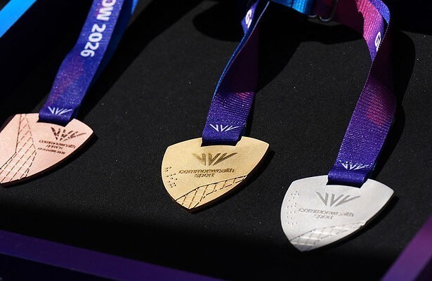 De medailles van The XXIII Commonwealth Games in Glasgow 