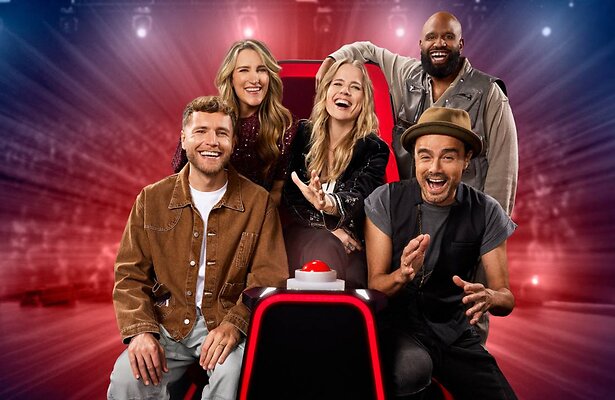 Huidige coaches van The Voice.