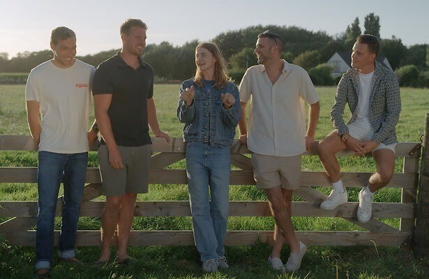 Paul G, Mike, Emma Wortelboer, Jacco en Mark