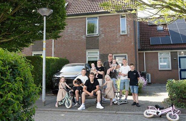 De familie De Lange in Een Huis Vol.