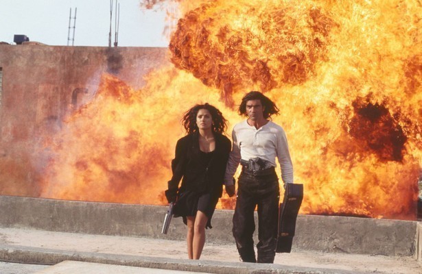 Salma Hayek en Antonio Banderas in Desperado