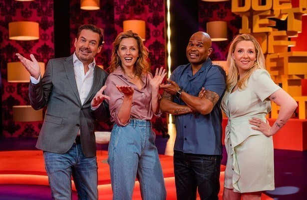 Ruben Nicolai met teamcaptains Doet-ie 't of doet-ie 't niet?