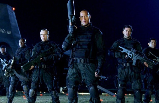 Dwayne Johnson in Doom