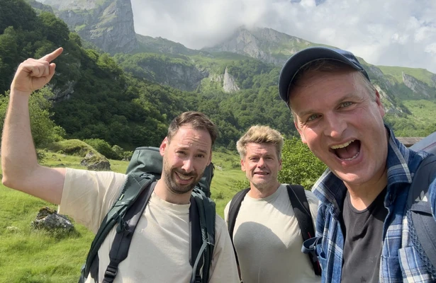 Arnout Hauben, Philippe Niclaes en Ruben Callens voor Dwars door de Pyreneeën