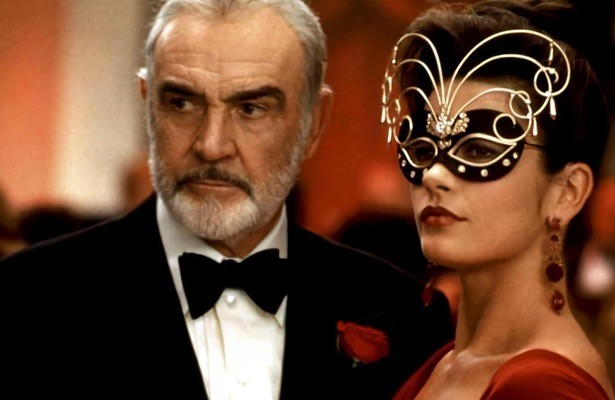 Sean Connery en Catherine Zeta-Jones in Entrapment
