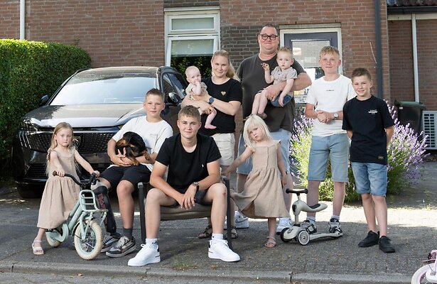 Familie De Lange uit Een Huis Vol