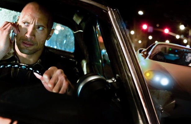 Dwayne Johnson in Faster