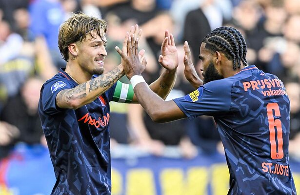 Luciano Valente en Jeremiah St. Juste (Feyenoord)