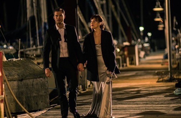 Dakota Johnson en Jamie Dornan in Fifty Shades Darker