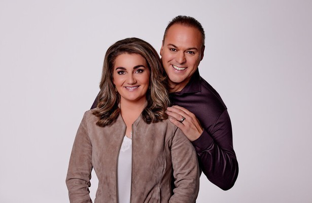 Sieneke en Frans Bauer voor Frans & Sieneke In Concert