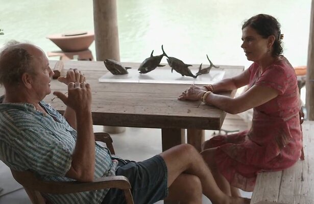 Fred en Monique op Bonaire.