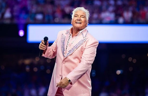 René Froger bij concert van De Toppers.